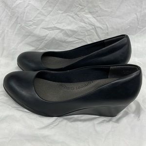 Jelly pop comfort dress wedge heel with cushion sz 9.5m